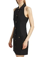 Roxanne Linen-Blend Sleeveless Minidress