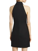 Roxanne Linen-Blend Sleeveless Minidress