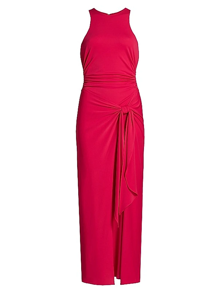 Andie Knotted Knit Maxi Dress
