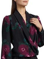 Jackie Floral V-Neck Blouse