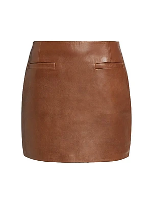Rowan Leather Miniskirt