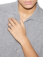 Interlocking G Sterling Silver Ring