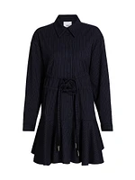 Marina Striped Shirt Minidress