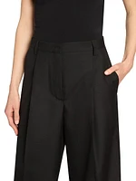 Portia Pleated Wool Pants