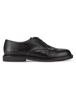 Officers Leather Derbys
