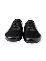Brushed Leather Lace-Up Shoes
