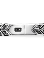 Chevron Woven Bracelet Sterling Silver