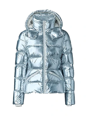 Madalyn Metallic Laminate Down Jacket