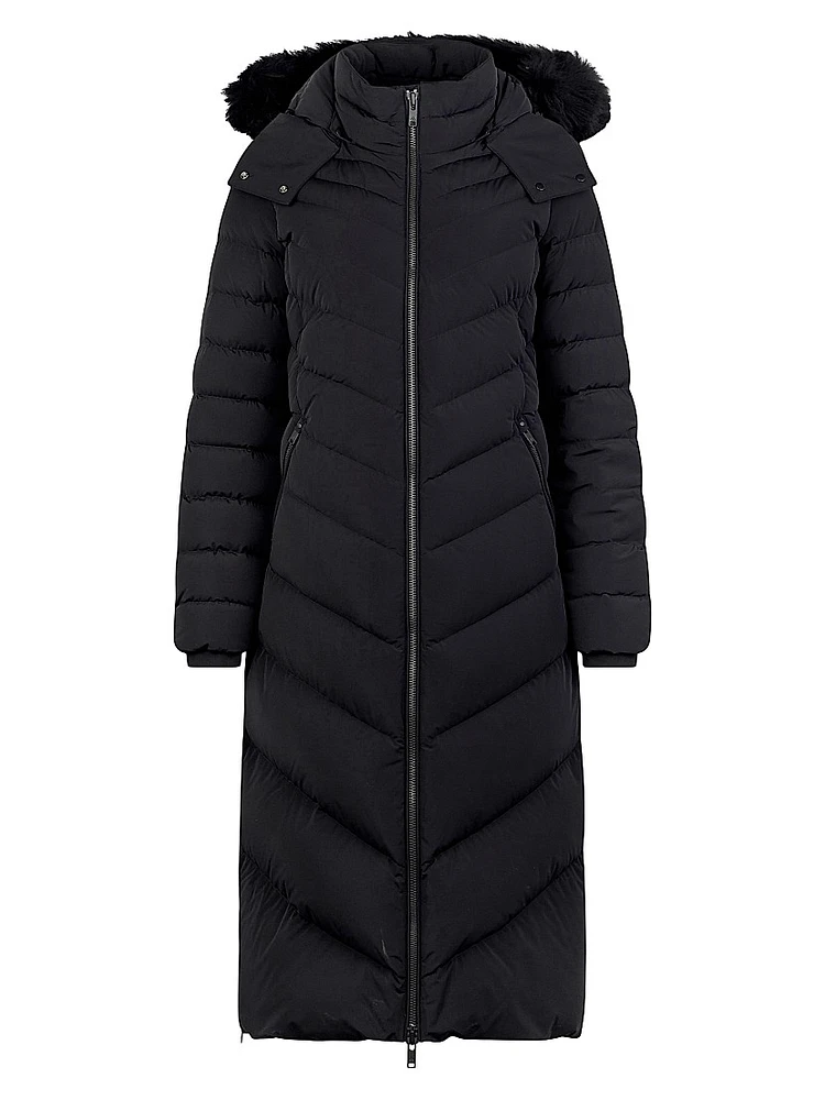 Cooper Lake Shearling-Lined Down Parka
