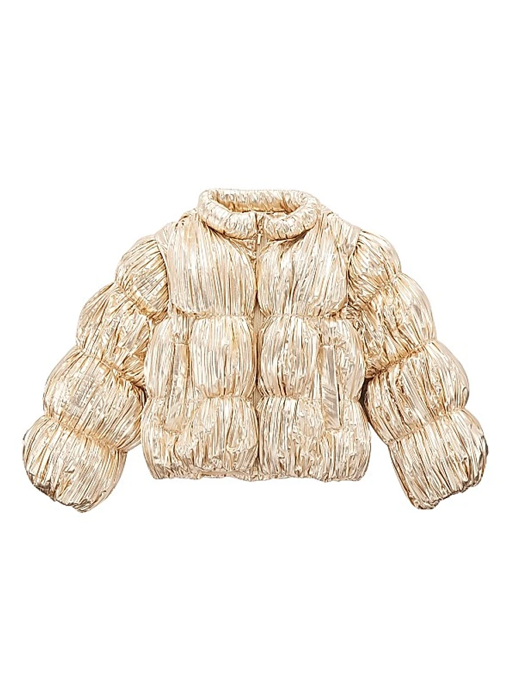 Little Girl's & Girl's Frannie Pleated Puffer Jacket
