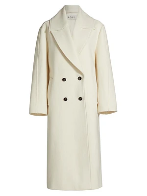 Oversized Double-Breasted Coat