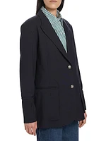 Mo Wool-Blend Blazer