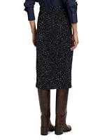 Paltrow Sequined Pencil Midi-Skirt