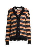 Fuzzy Wuzzy Stripe Cardigan