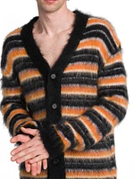 Fuzzy Wuzzy Stripe Cardigan