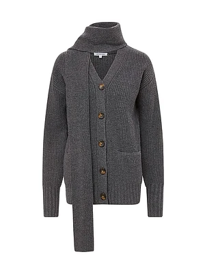 Annalise Merino Wool-Cashmere Cardigan