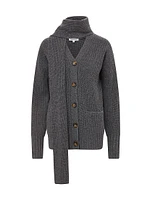Annalise Merino Wool-Cashmere Cardigan