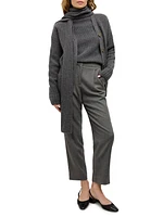Annalise Merino Wool-Cashmere Cardigan