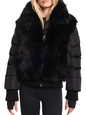 Carlie Faux Fox Jacket
