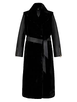 Bunny Tolina Faux-Fur Trench Coat