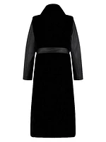 Bunny Tolina Faux-Fur Trench Coat