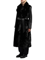 Bunny Tolina Faux-Fur Trench Coat