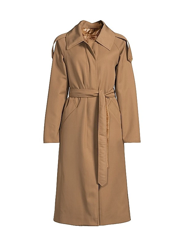 Reversible Belted Trench Coat