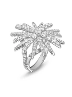 Starburst Ring 18K White Gold
