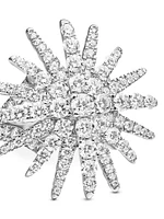 Starburst Ring 18K White Gold