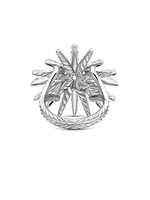 Starburst Ring 18K White Gold