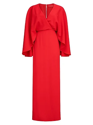 Olaya Fluid Crepe Gown