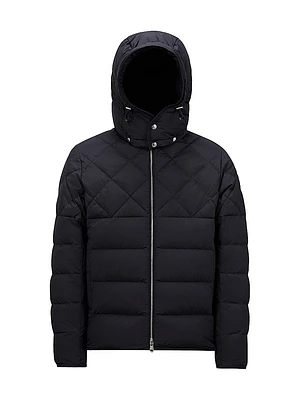 Cecaud Nylon Diamond-Quilted Down Jacket