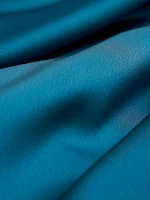 Waverly Satin Flutter-Sleeve Gown
