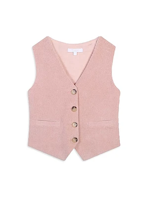 Little Girl's & Corduroy Waistcoat