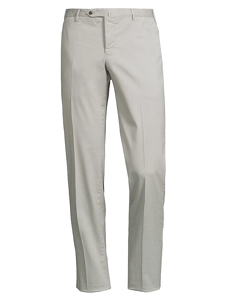 Stretch Cotton-Blend Slim-Fit Trousers