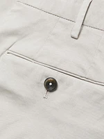 Stretch Cotton-Blend Slim-Fit Trousers
