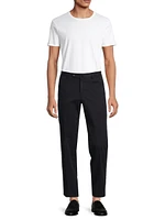 Stretch Cotton-Blend Slim-Fit Trousers