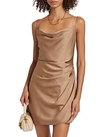 Bruna Wrap-Style Cami Dress