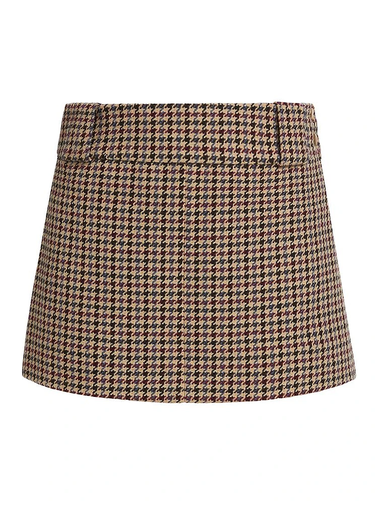Bernice Houndstooth Miniskirt