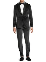 Satin-Lapel Velvet Tuxedo