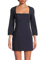 Marlou Embellished Trim Minidress