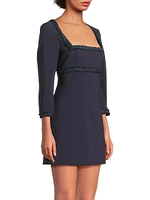 Marlou Embellished Trim Minidress