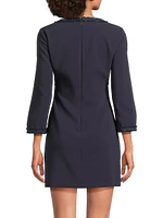Marlou Embellished Trim Minidress
