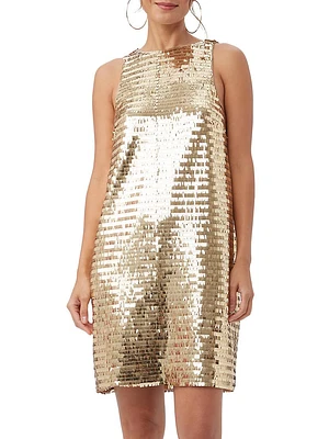 Koa Sequin Shift Minidress