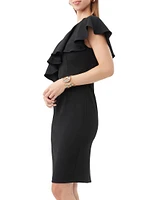 Luau Ruffled One-Shoulder Dress