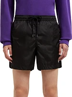 Drawstring Logo Swim Trunks