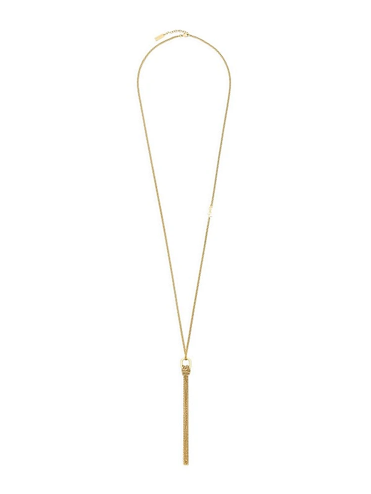 Cassandre Tassel Necklace in Metal