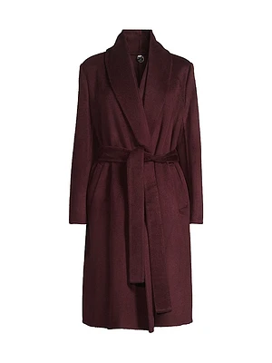 Yael Wool-Blend Belted Coat