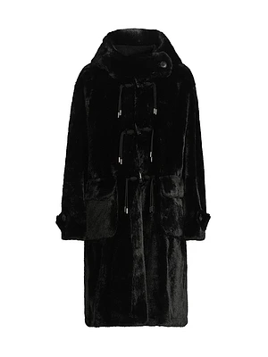 Ariel Faux Fur Hooded Coat