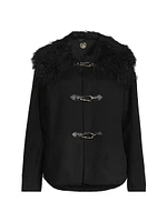 Esme Double-Face Wool Short Coat